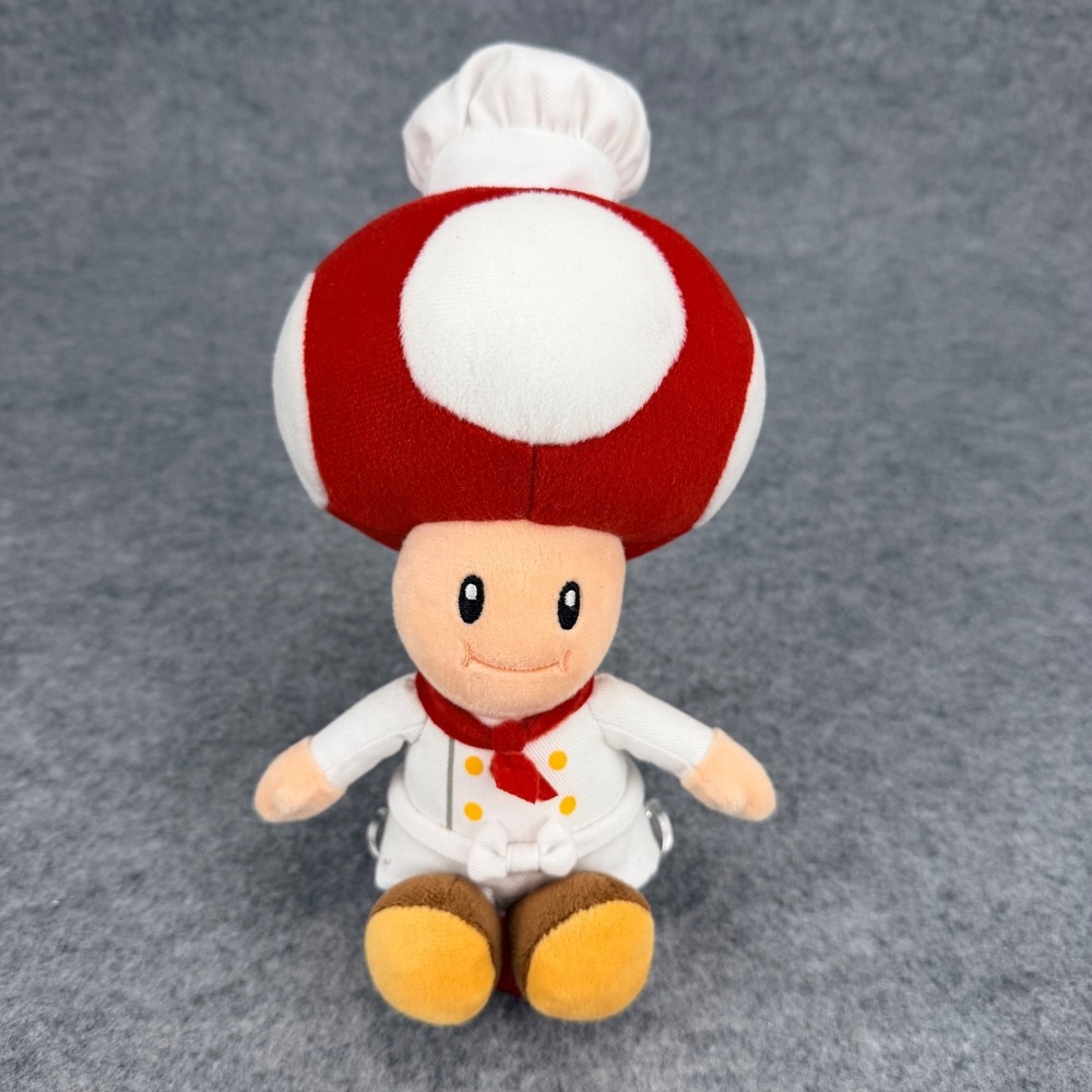 Super Nintendo World Chef Toad Plush 10in Universal Studios Official Nintendo